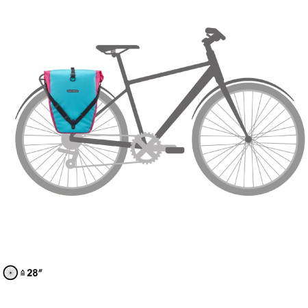 Geantă impermeabilă pentru bicicletă Ortlieb Back-Roller Cyber