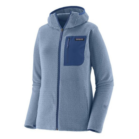 Geacă femei Patagonia W's R1 Air Full-Zip Hoody albastru Barnacle Blue