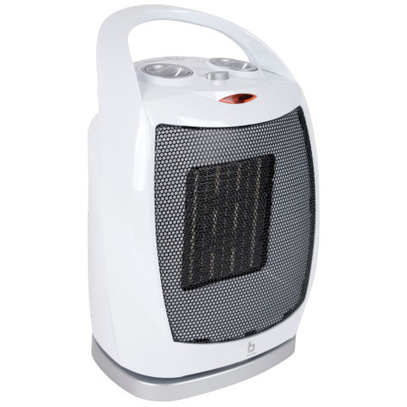 Încălzitor rulotă Bo-Camp Ceram. heater oscil. 3 scales alb White