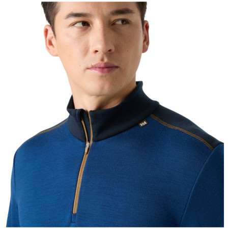 Tricou funcțional bărbați Helly Hansen Lifa Merino Midweight 1/2 Zip