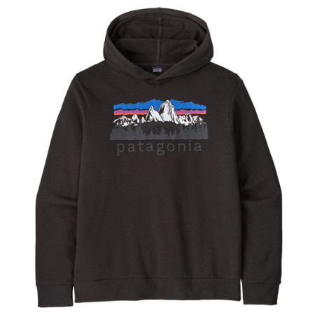 Hanorac bărbați Patagonia M's Fitz Roy Foothills Daily Hoody negru Black