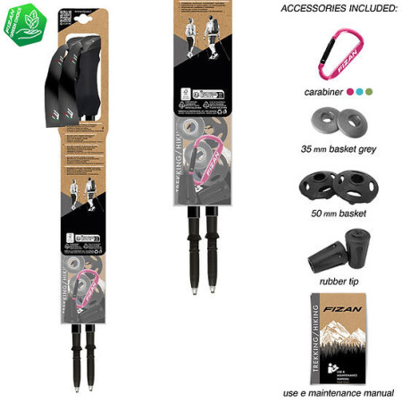 Bețe de trekking Fizan Compact MS