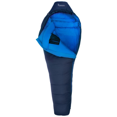 Sac de dormit de puf Warg Stark 350 L albastru blue