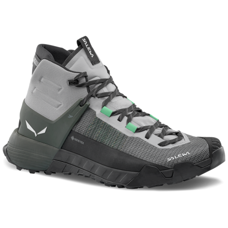 Încălțăminte turistică bărbați Salewa Wildfire Nxt Mid Gtx M gri/verde Alloy/Dark Olive