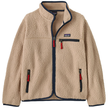 Hanorac copii Patagonia K's Retro Pile Jacket - Valley Khaki bej/albastru Valley Khaki