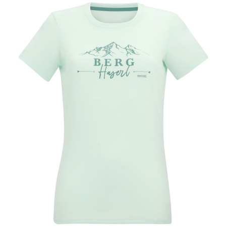 Tricou femei Regatta Women’s Fingal Slogan albastru deschis OceanMist