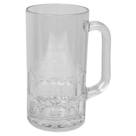 Bacal de bere Bo-Camp Beer Mug 420ml transparentă