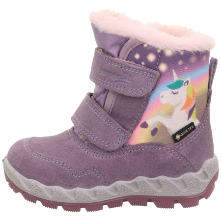Încălțăminte de iarnă copii Superfit Icebird Lila/Rosa