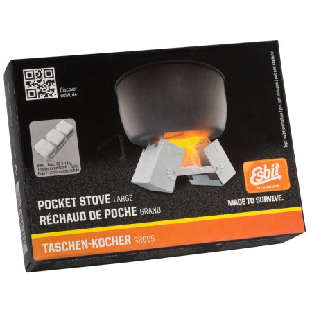 Arzător pe alcool Esbit Pocket Stove 12 x 14 g