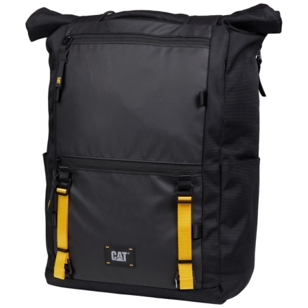 Rucsac urban Caterpillar Signature Utility X Rolltop negru Black