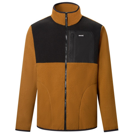 Hanorac funcțional bărbați Regatta Frankie Borg Colour Block maro/negru Rich Tan/Blk