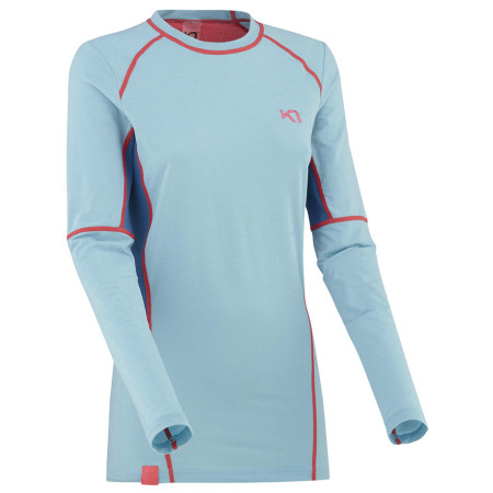 Dámské funkční triko s dlouhým rukávem Kari Traa Svala Ls albastru/roz