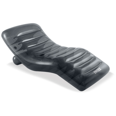 Șezlong gonflabil Intex Cool Grey Lounge gri