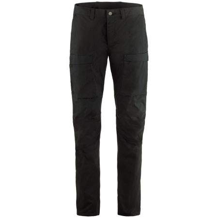 Pantaloni bărbați Fjällräven Abisko Hybrid Trail Trs M negru black