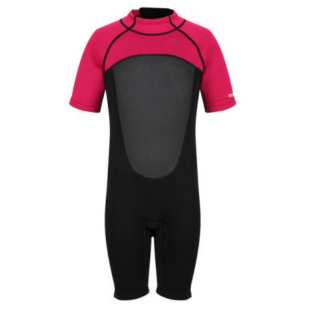 Neopren Regatta Jnr ShortyWetsuit negru/roz Black/Duches