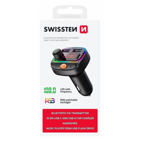 FM transmitter Swissten RGB