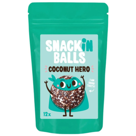 Nutriție sportivă SNACKin BALLS Coconut Hero 156 g