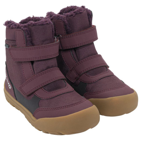 Încălțăminte de iarnă copii Viking Outdoor Footwear Spruce Barefoot Warm GTX 2V Wine