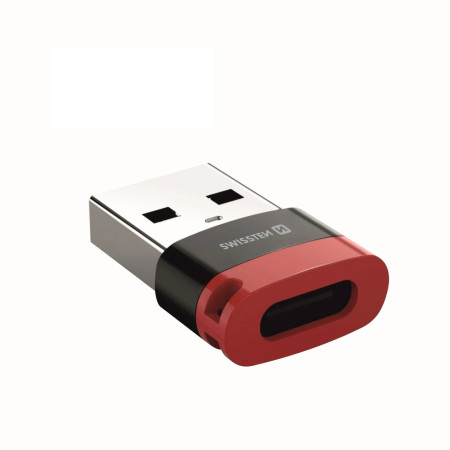 Adaptor Swissten Dataguard With Data Blocking USB-A (Male) / USB-C (Female)