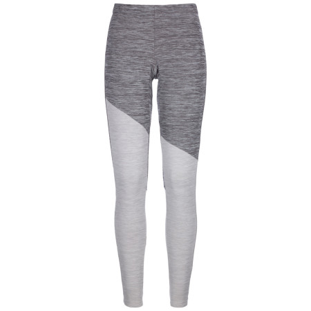Chiloți funcționali femei Ortovox Fleece Light Long Pants gri