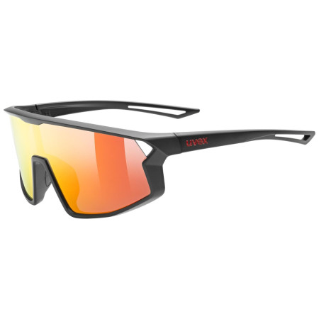 Ochelari de soare copii Uvex Skyryse Jr. negru/roșu Black Matt/Mir.Red