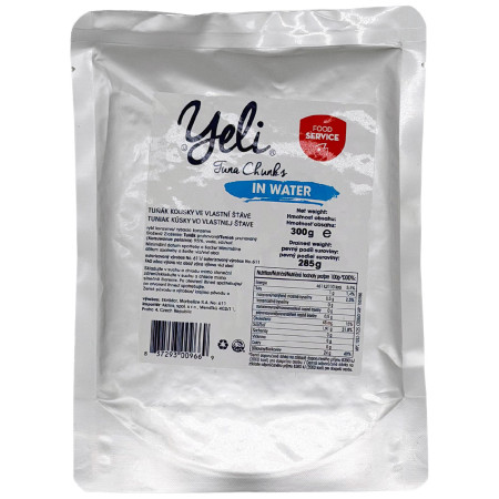 Mâncare pentru călătorii Yeli Bucăți de ton în sos propriu (300g)