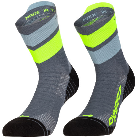 Șosete Dynafit Ultra Mid Sk gri/galben cinder ULTRA YELLOW/5A30