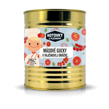 Fel principal Hotovky z plechovky Chiftele în sos de roșii 800g