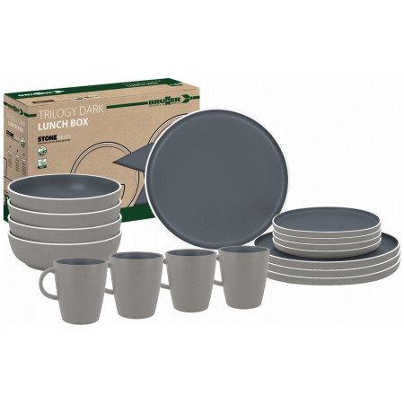 Set vase Brunner Lunch Box Trilogy Dark