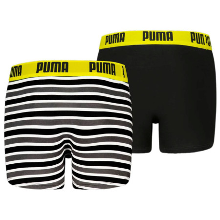 Boxeri pentru băieți Puma Everyday Striped Boxers 2P