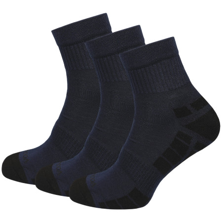Șosete MOOA Silver Bamboo Mid 3-pack albastru / negru Blue/Black
