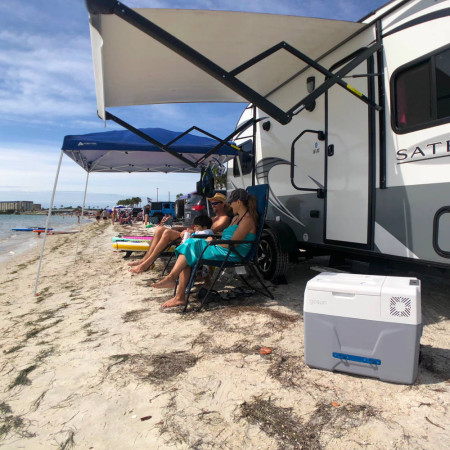 Ladă frigorifică cu compresor GoSun Chill 40l frigider auto de voiaj cu răcire perimetrală