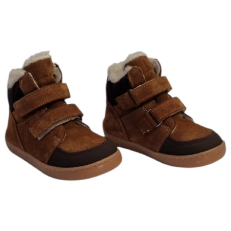 Încălțăminte barefoot pentru copii beBare 3555TY Tan