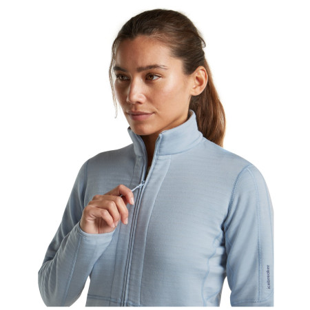 Hanorac femei Icebreaker W Mer 400 RealFleece Descender LS Z
