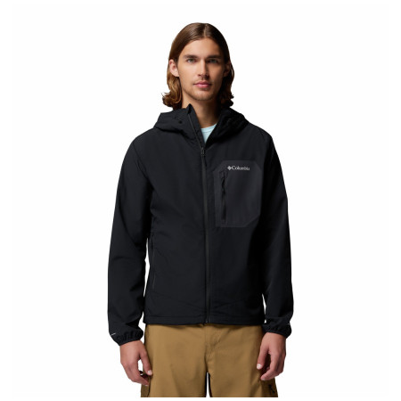 Geacă bărbați Columbia Tall Heights™ III Hooded Softshell negru Black