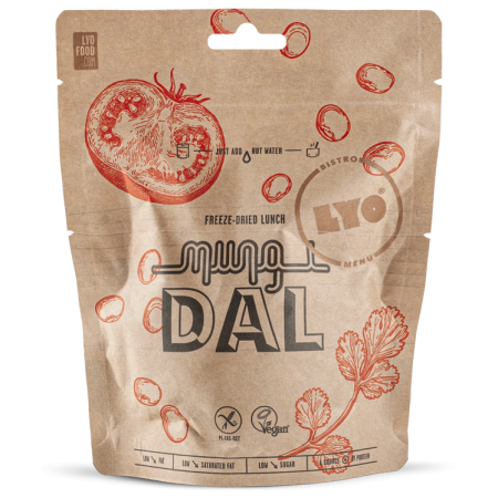 Mâncare deshitradată Lyo food Fasole mung în stil indian cu sos de roșii 270 g