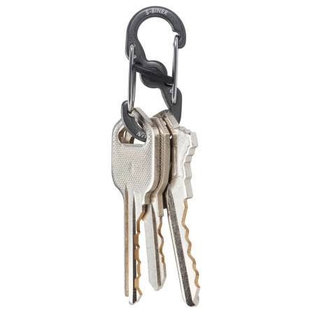 Carbinieră auxiliară Nite Ize S-Biner Microlock hliník