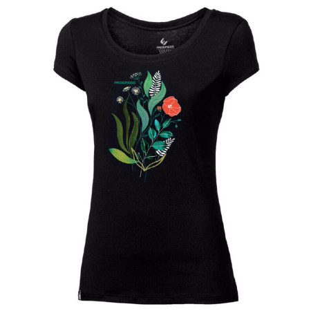 Tricou femei Progress Liberta Bouquet negru