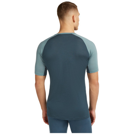 Tricou funcțional bărbați Icebreaker M Mer 125 ZoneKnit SS Crewe