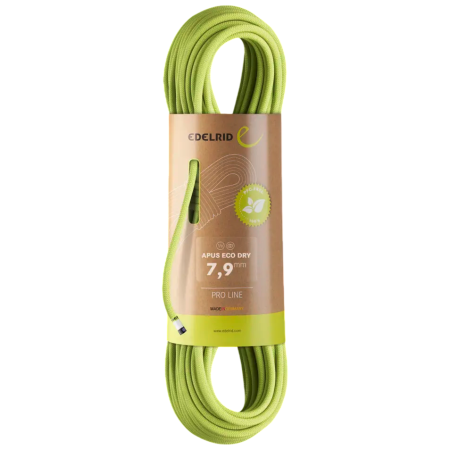 Coardă Edelrid Apus Eco Dry 7,9mm 50m verde deschis 138 oasis