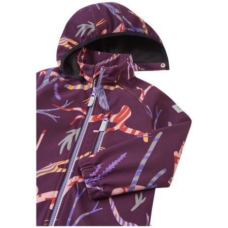 Geacă softshell copii Reima Vantti Deep Purple