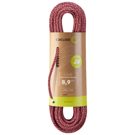 Coardă Edelrid Swift Protect Eco Dry 8,9mm roz 729 night-fire