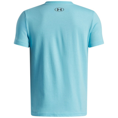 Tricou funcțional copii Under Armour UA B Mesh Lockertag SS Fresco Blue