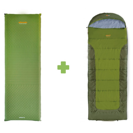 Set sac de dormit Pinguin Blizzard și saltea Nomad 50