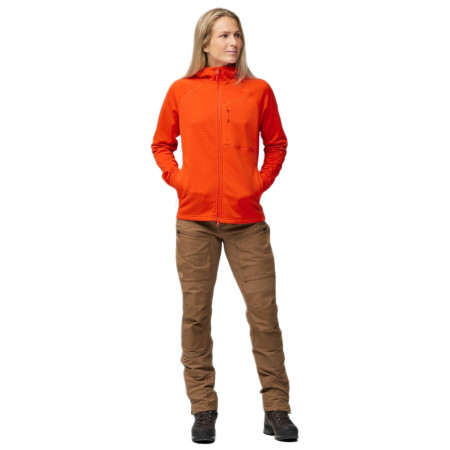 Geacă femei Fjällräven Abisko Grid Fleece Hoodie W