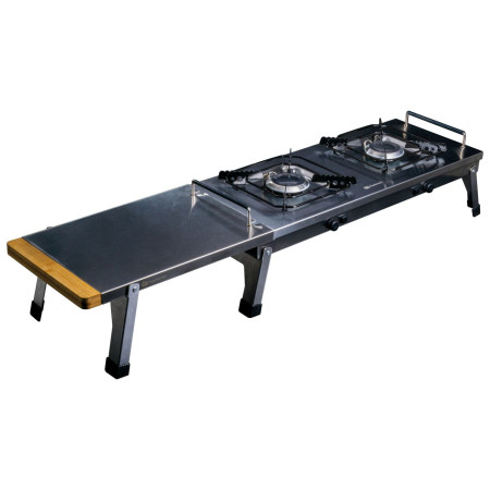 Arzător pentru camping Ridge Monkey Grilla CookStation Double Hob