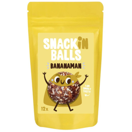 Nutriție sportivă SNACKin BALLS Bananaman 156 g