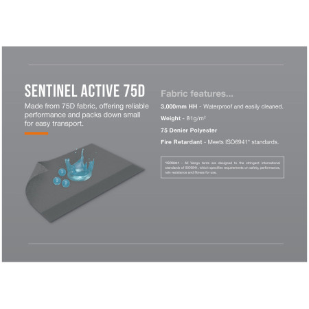 Cort frontal Vango Cove III Mid