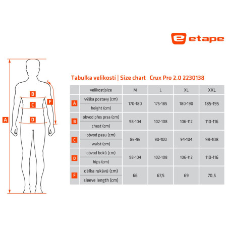 Hanorac bărbați Etape Crux Pro 2.0