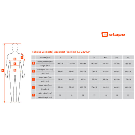 Tricou de ciclism bărbați Etape Freetime 2.0